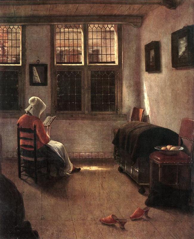 ELINGA, Pieter Janssens Reading Woman dg oil painting image